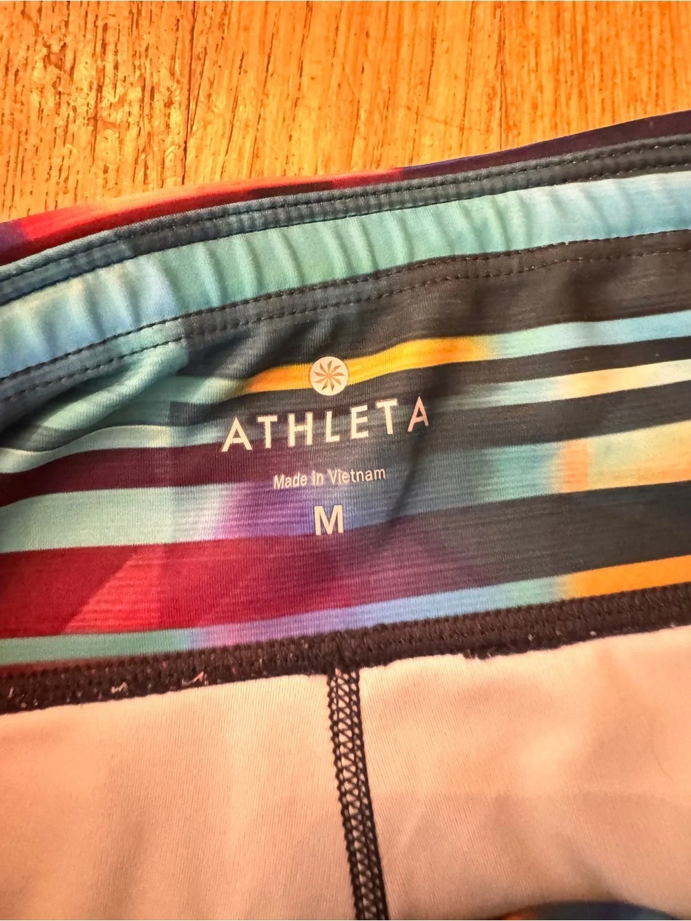 Athleta vibrant striped